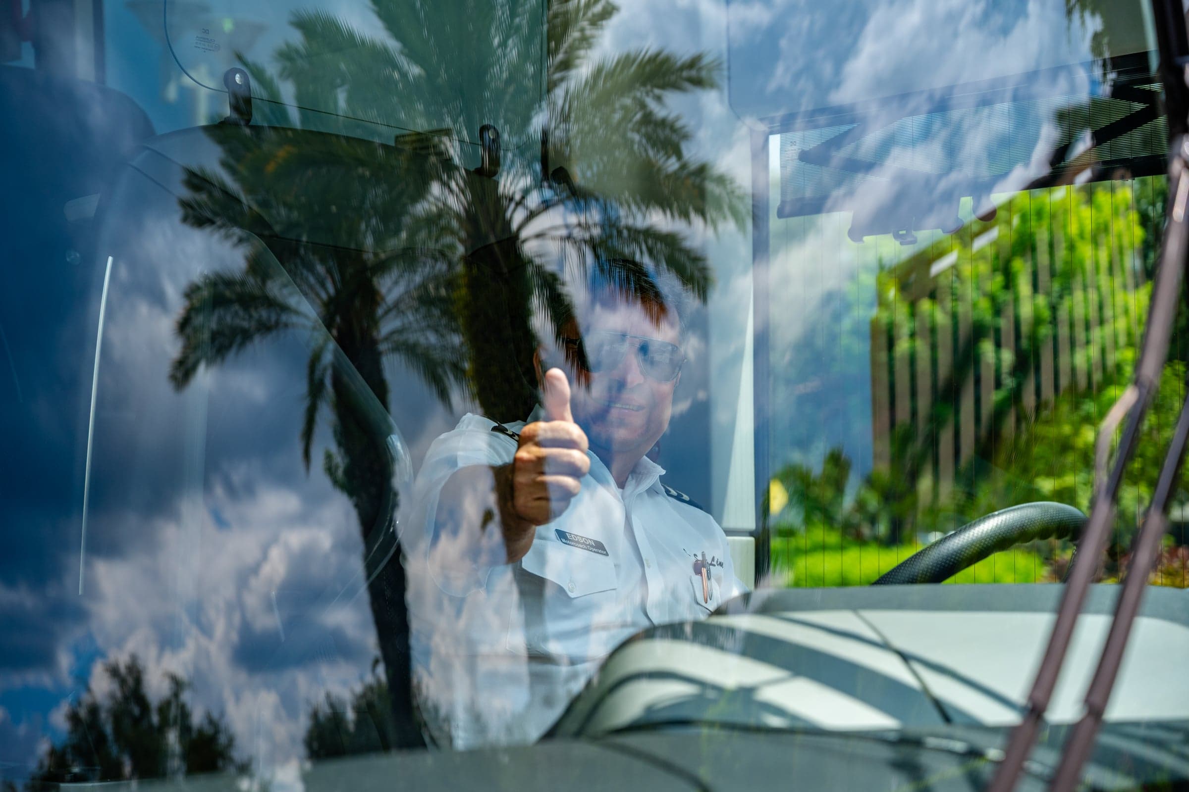 Jet Set Line professional uniformed driver
