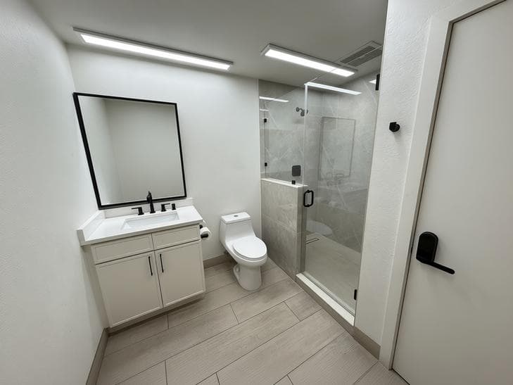 Private driver bathroom