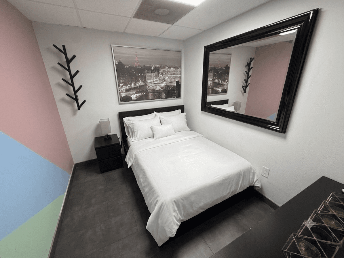 Private on-site driver bedroom